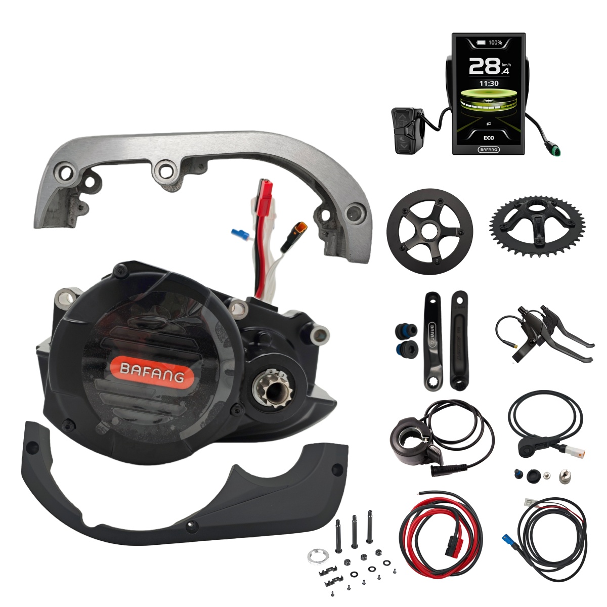 Mid Drive Motor Kit 52V 1000W - Kit de Conversão para Bicicleta Elétrica