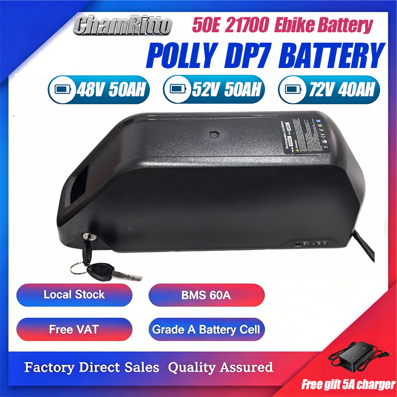 Electric Bicycle Battery 72V 30Ah - Bateria Hailong para bicicleta elétrica 52v