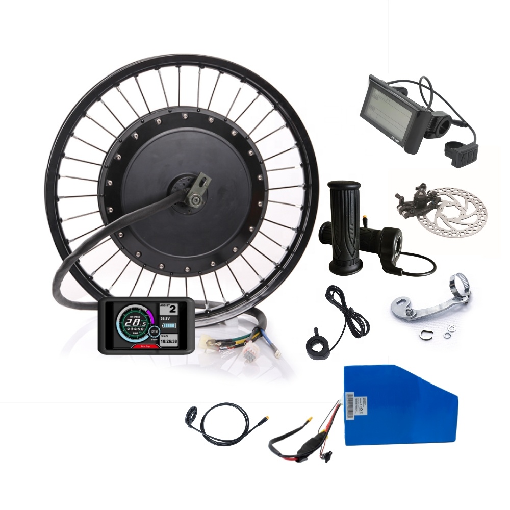 72V 5000W Hub Motor Kit - Kit de conversão de bicicleta elétrica