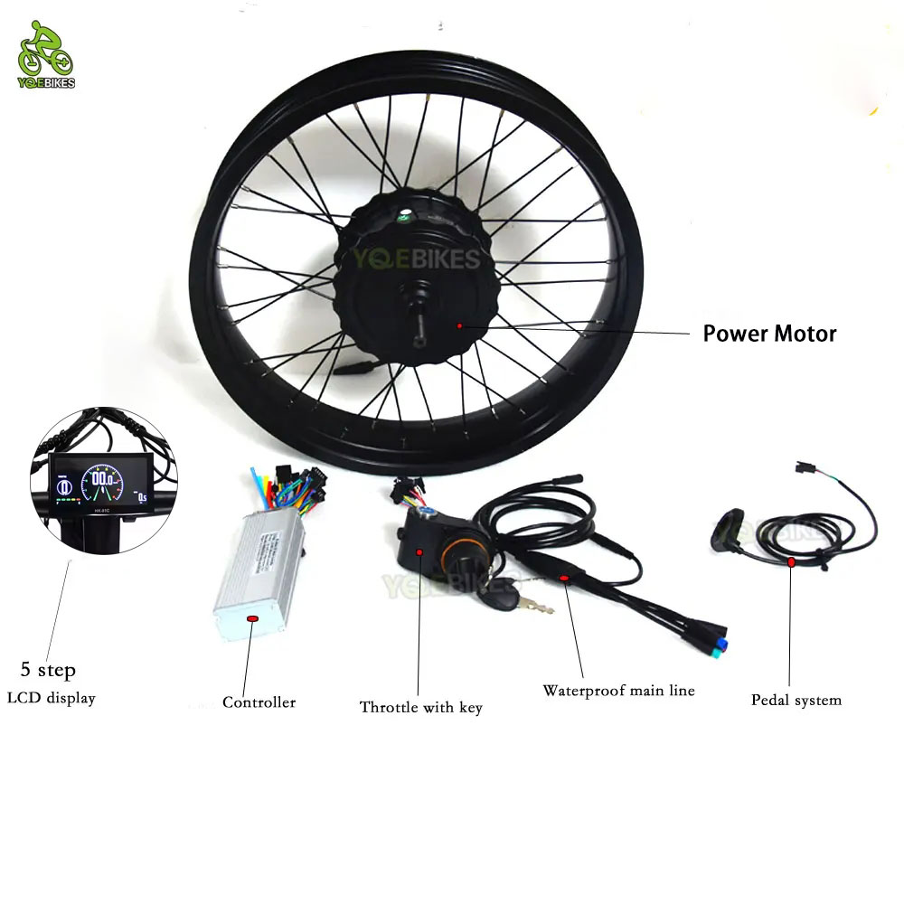 Fat Tire Ebike Conversion Kit 2000W - 20 polegada 4.0 ebike acessórios diy
