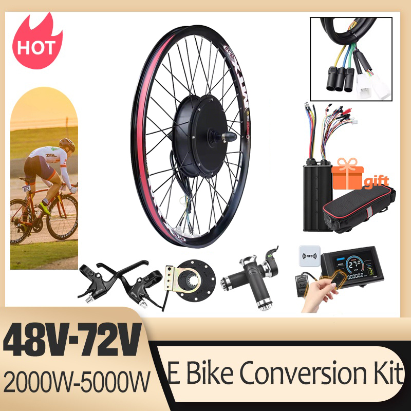 Ebike Conversion Kit 72V 3000W - Kit de Conversão para Bicicleta Elétrica