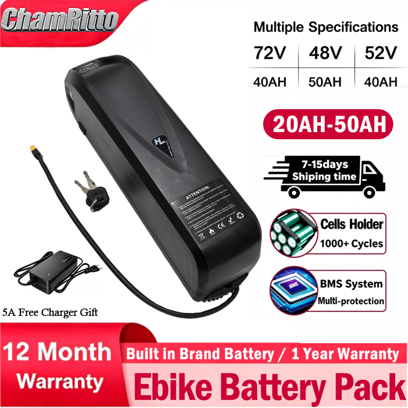 Ebike Battery 48V 20Ah Hailong - Bateria para Ebike 72V60V 48V 20AH
