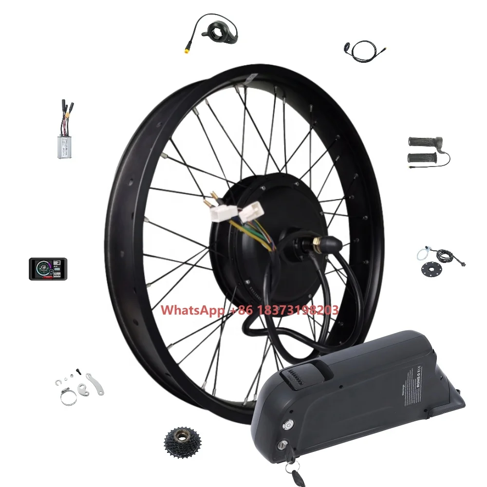 Ebike Conversion Kit 72V 3000W - Venda quente 72v bateria de lítio