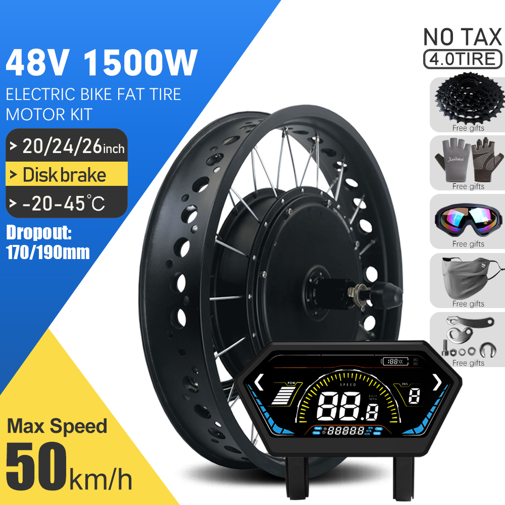 Ebike Conversion Kit 72V 3000W - Kit de Bicicleta Elétrica Fat Bike