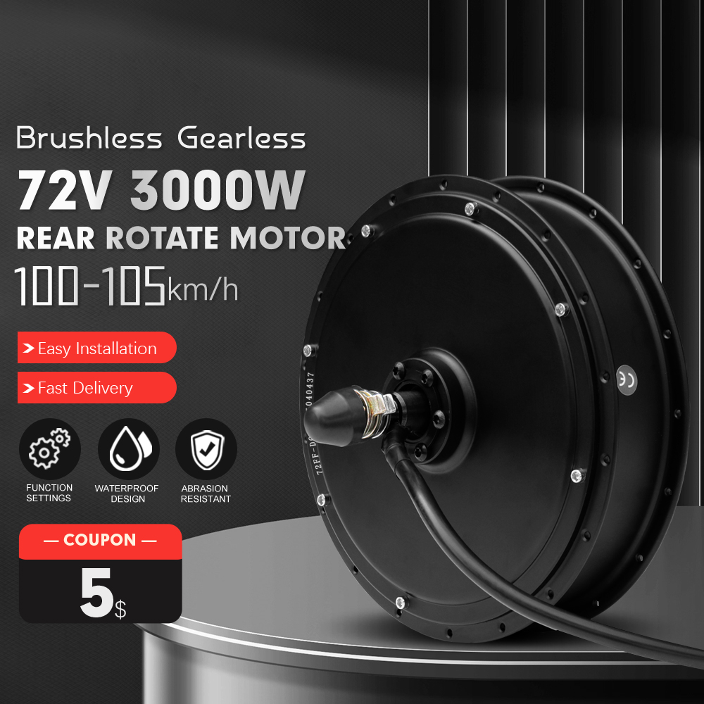 Ebike Conversion Kit 72V 3000W - Motor de Bicicleta Elétrica 72V 3000W,