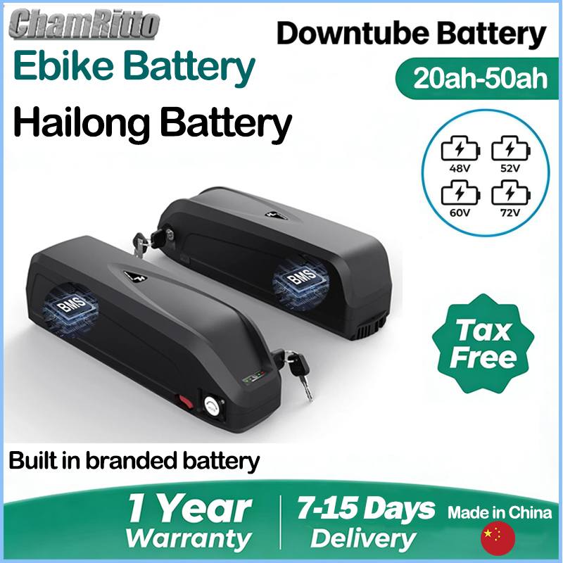 Ebike Battery 48V 20Ah Hailong - Bateria de bicicleta elétrica Hailong 36v