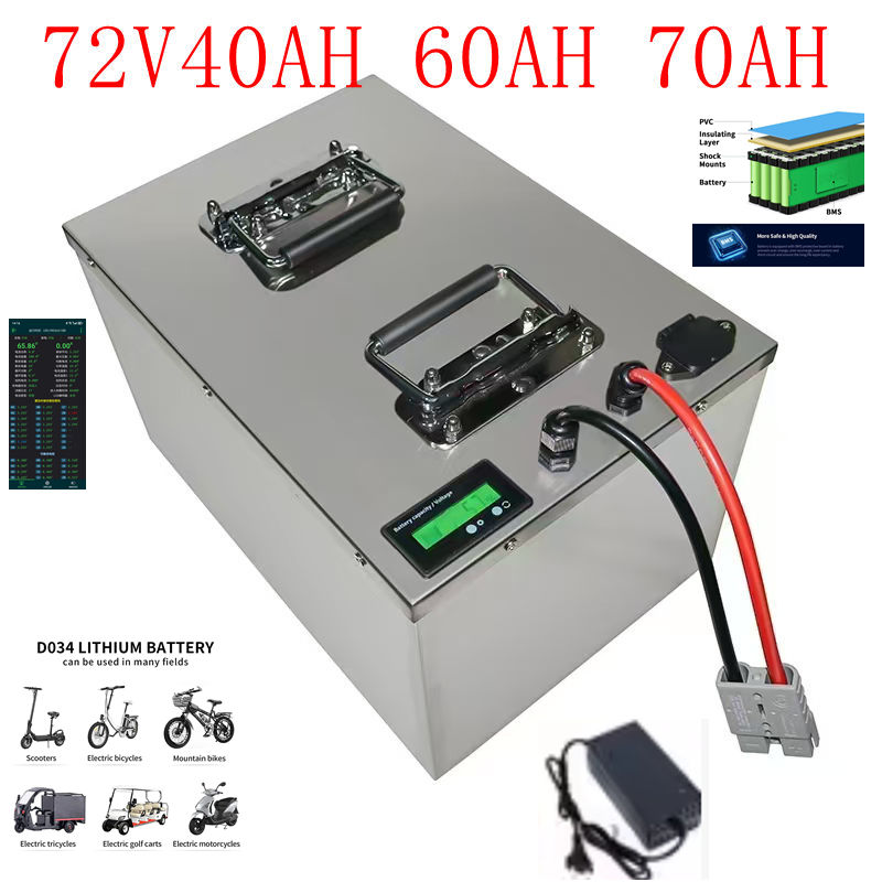 Electric Bicycle Battery 72V 30Ah - Sistema de Armazenamento de Energia com