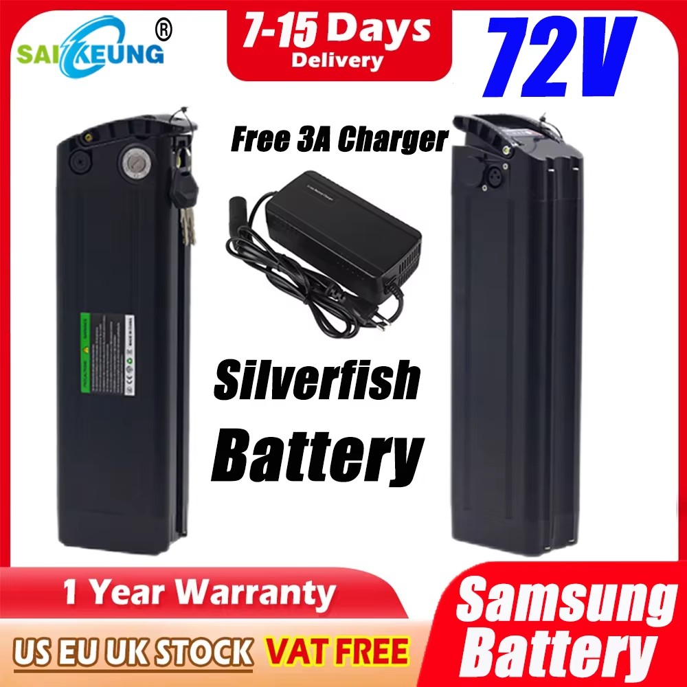 Electric Bicycle Battery 72V 30Ah - Bicicleta elétrica 72V SilverFish Akku Accu