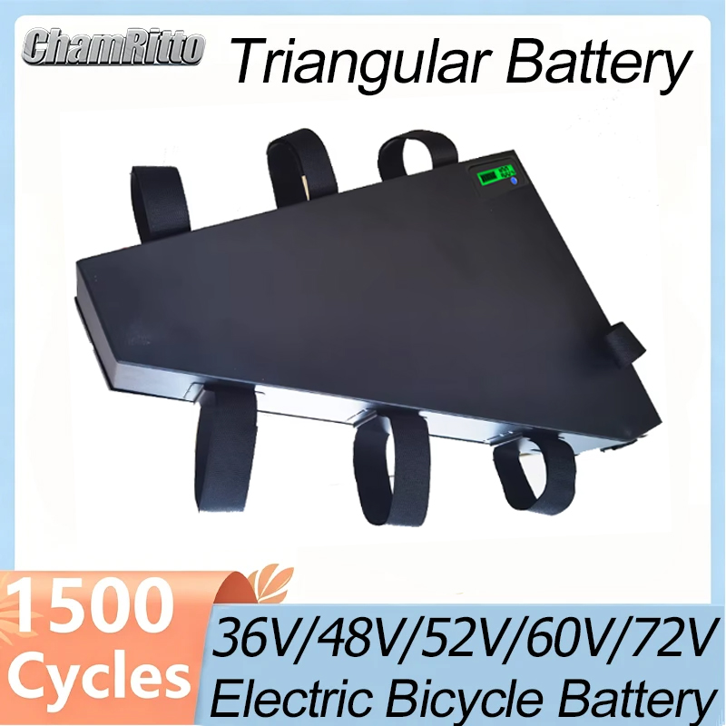 Electric Bicycle Battery 72V 30Ah - Bicicleta Elétrica 60v72v 3000w Bateria Triangular