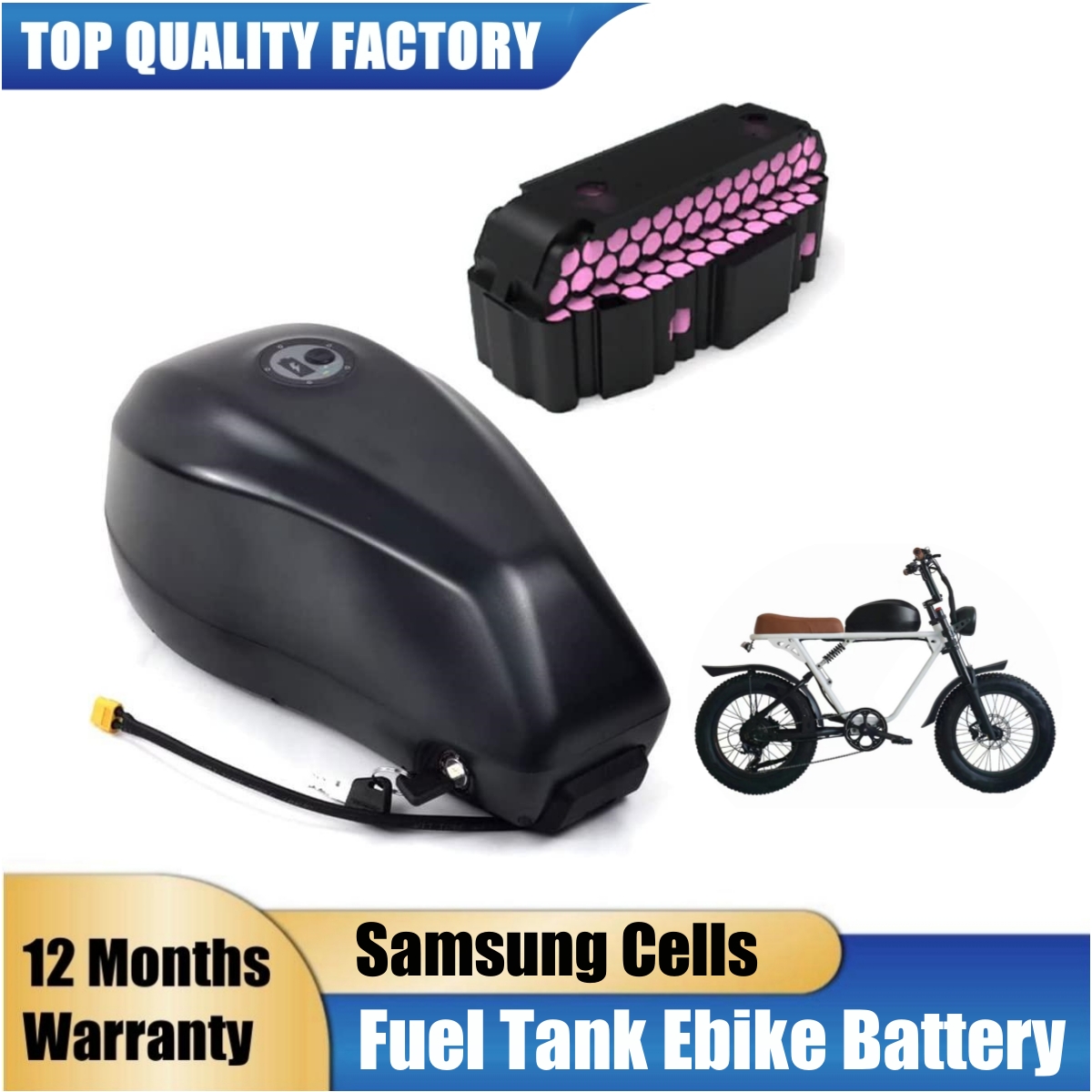 Bateria de Tanque de Combustív - Electric Bicycle Battery 72V 30Ah avaliação e preço