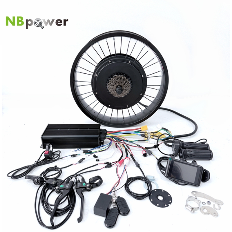 Kit de Conversão para Biciclet - 72V 5000W Hub Motor Kit avaliação e preço