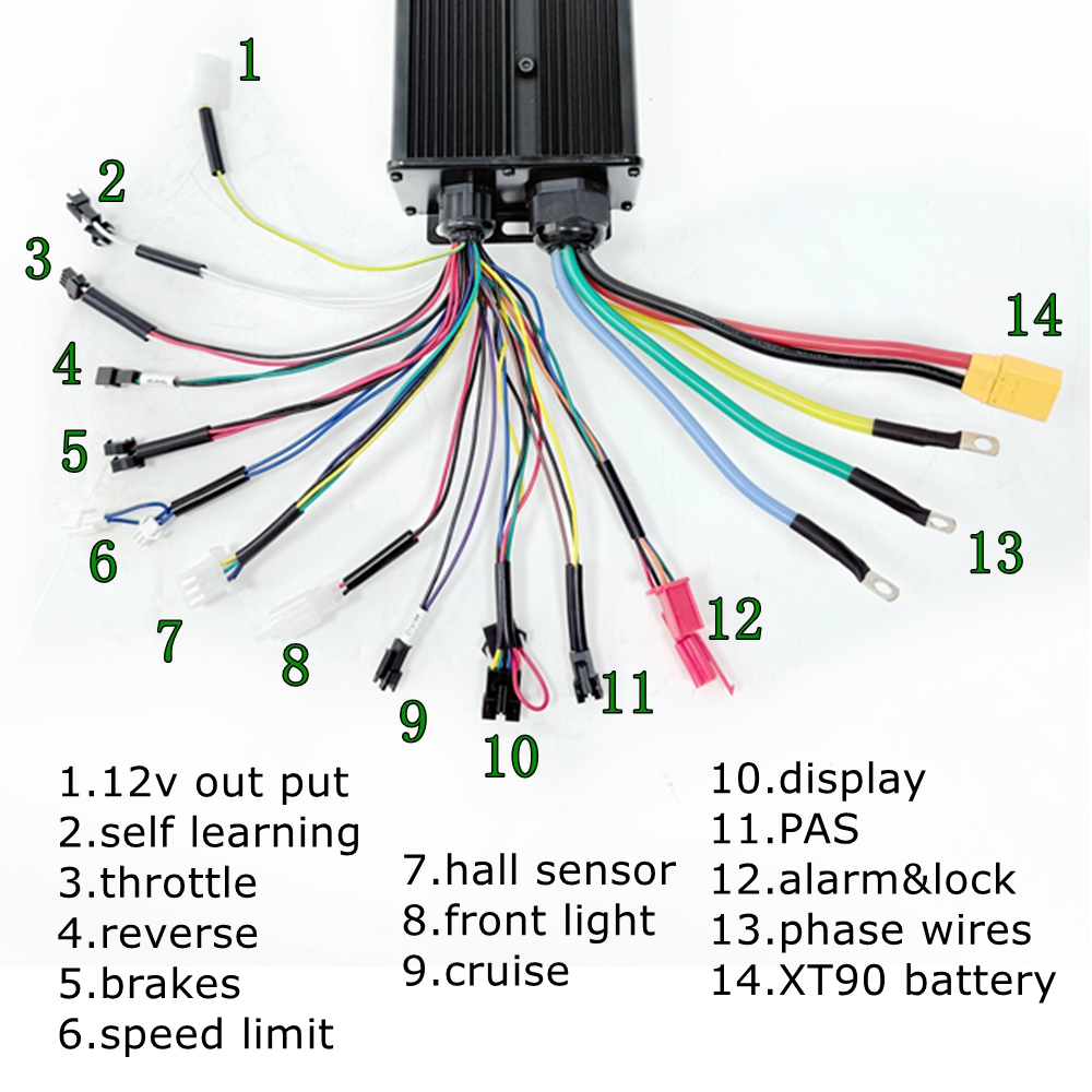 Kit de Conversão para Biciclet - 72V 5000W Hub Motor Kit avaliação e preço