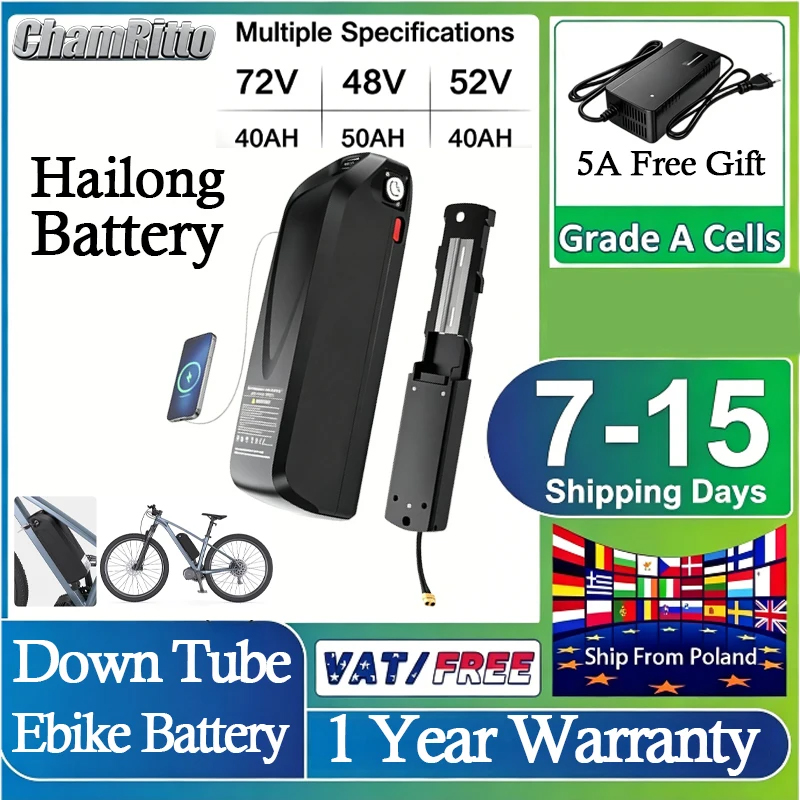 Kit de conversão 52V 2000w, ba - Ebike Conversion Kit 72V 3000W avaliação e preço