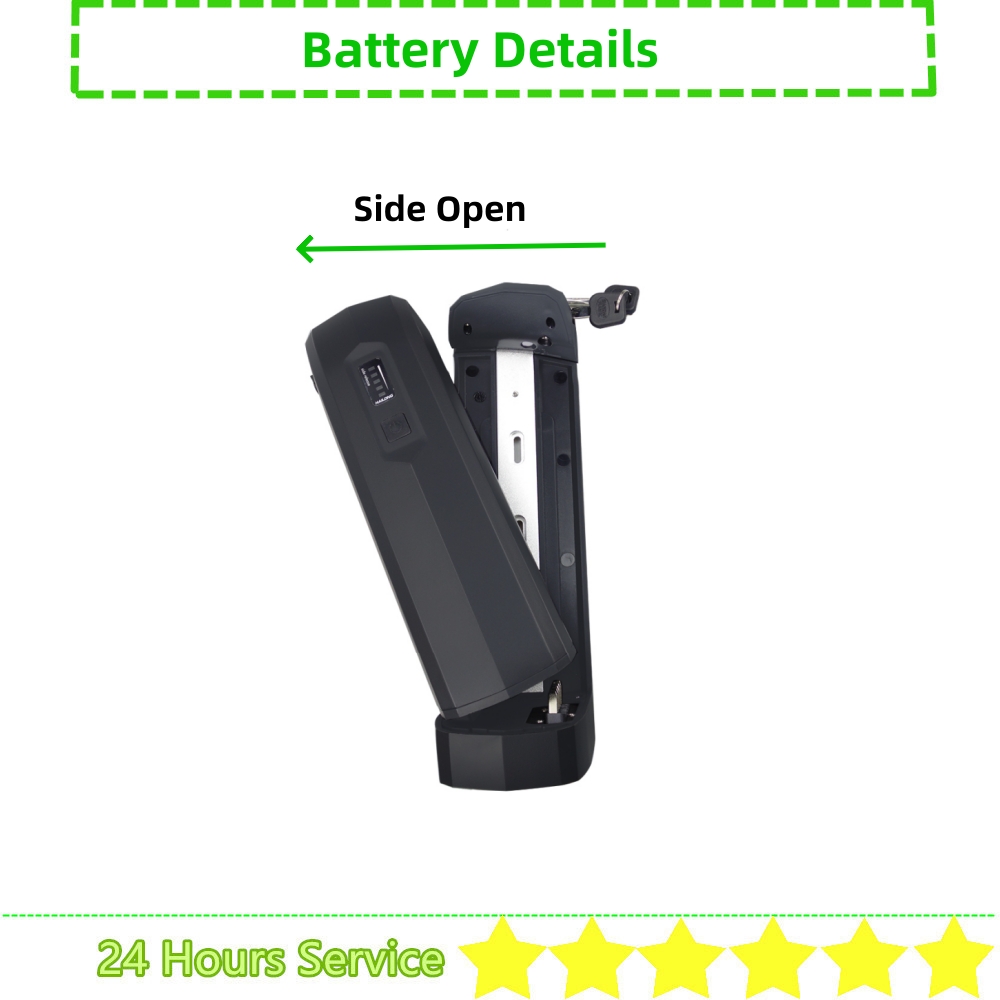 Bateria aberta lateral de Hail - Ebike Battery 48V 20Ah Hailong avaliação e preço