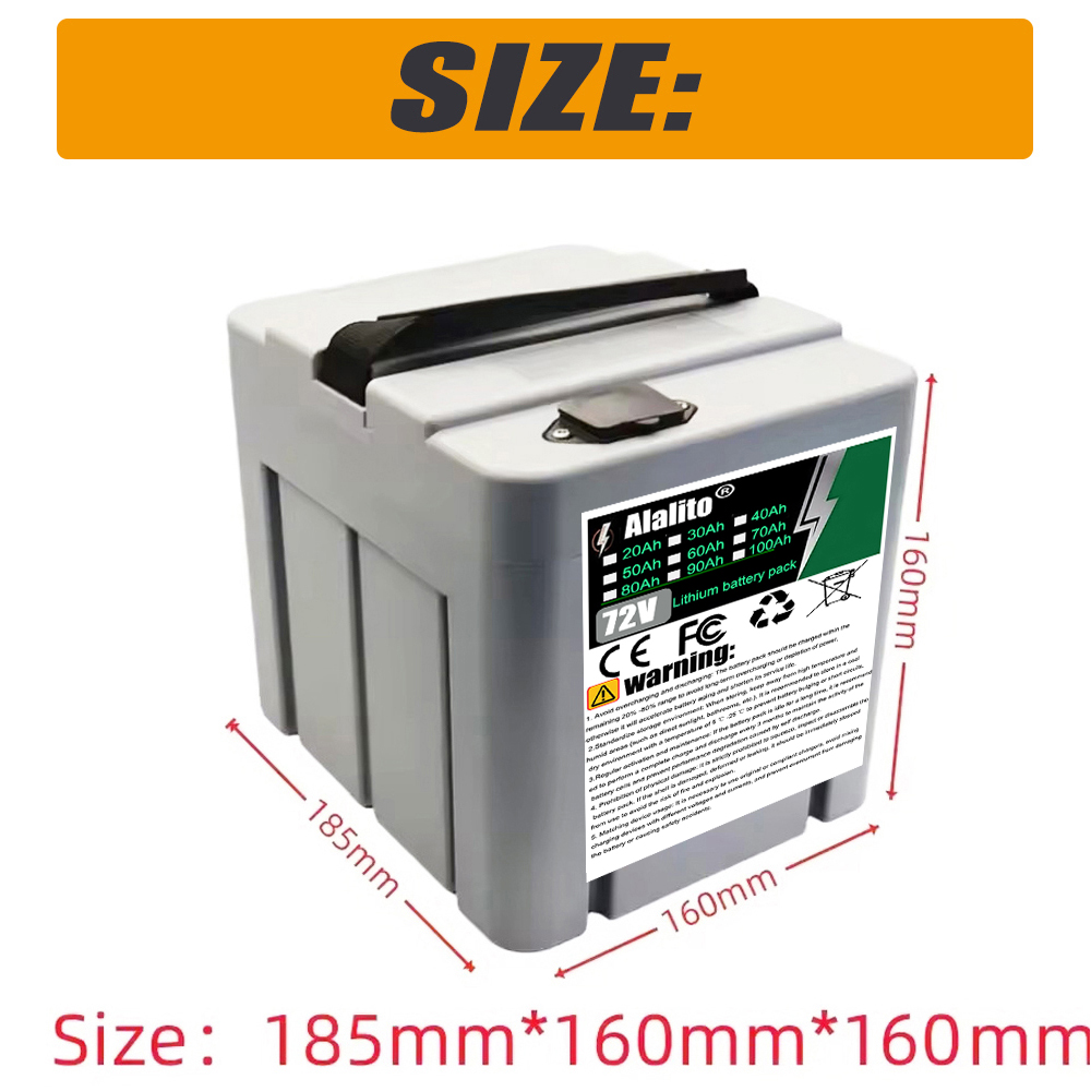 Bateria de lítio 72V, para equ - Electric Bicycle Battery 72V 30Ah avaliação e preço