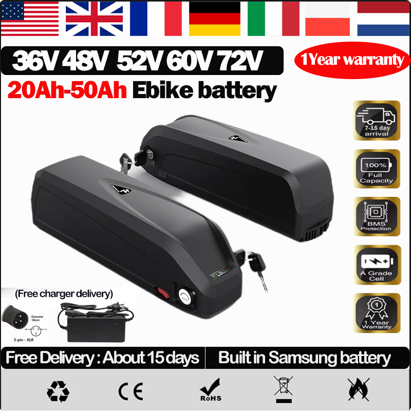 Bateria de bicicleta elétrica  - Ebike Conversion Kit 72V 3000W avaliação e preço