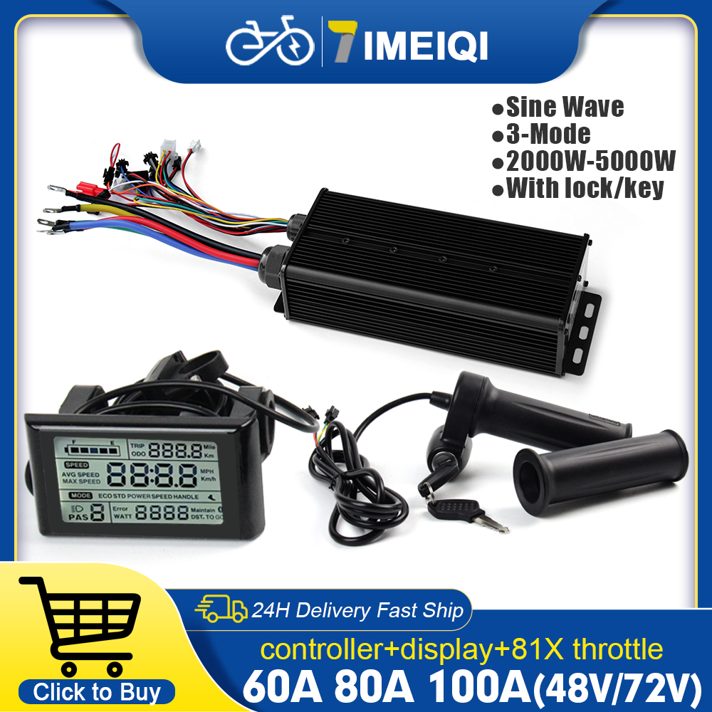 Controlador de onda senoidal d - Sine Wave Controller 48V 72V 80A avaliação e preço