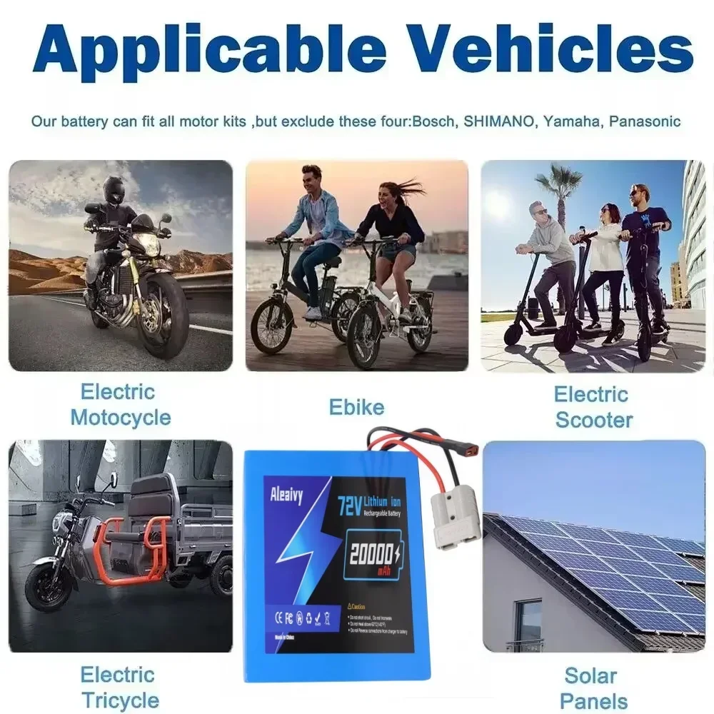 Bateria de Lítio 21700 de Alta - Electric Bicycle Battery 72V 30Ah avaliação e preço