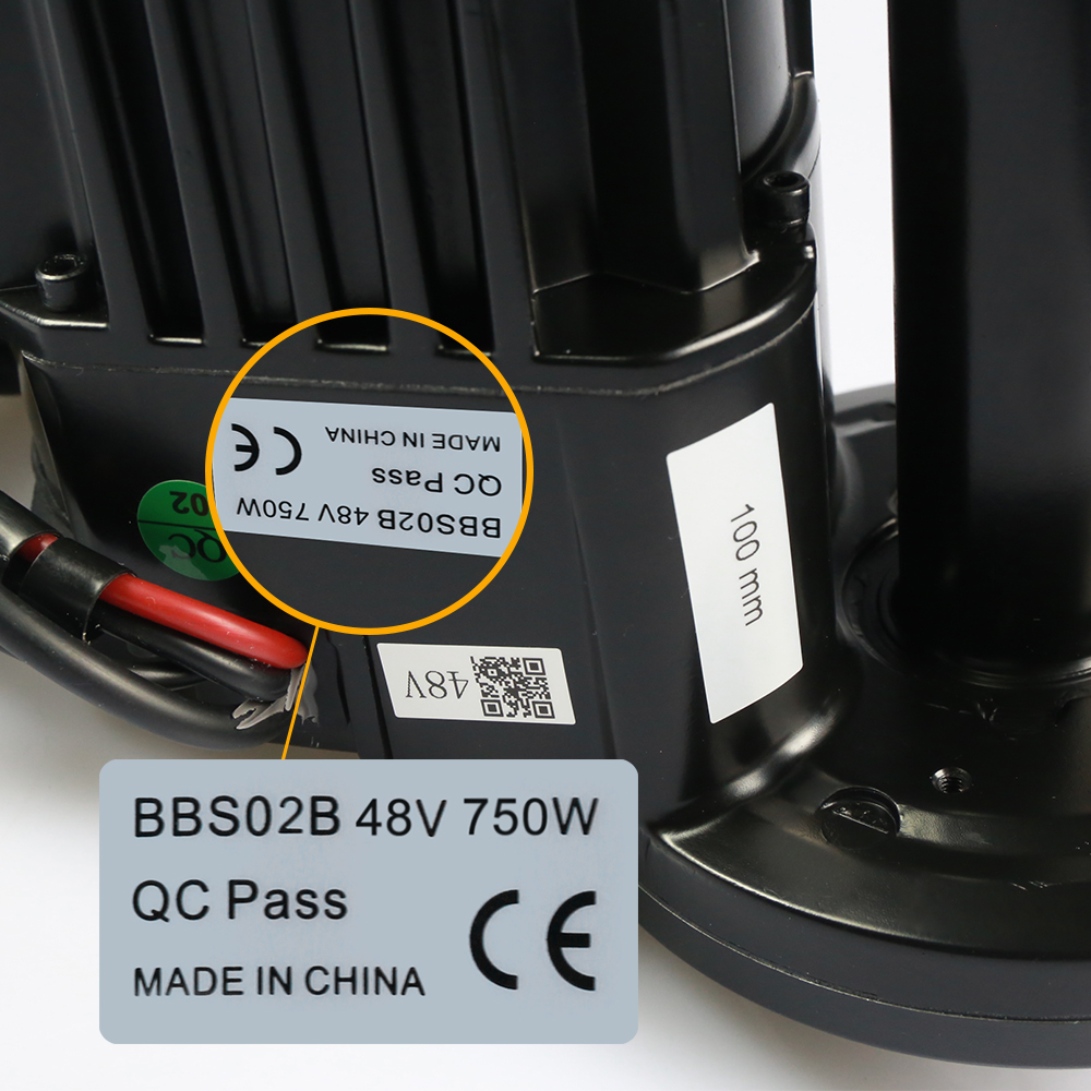 8 pçs 36v 250w adesivo 48v 750 - Bafang Bbs02B 48V 750W Mid Drive Kit avaliação e preço