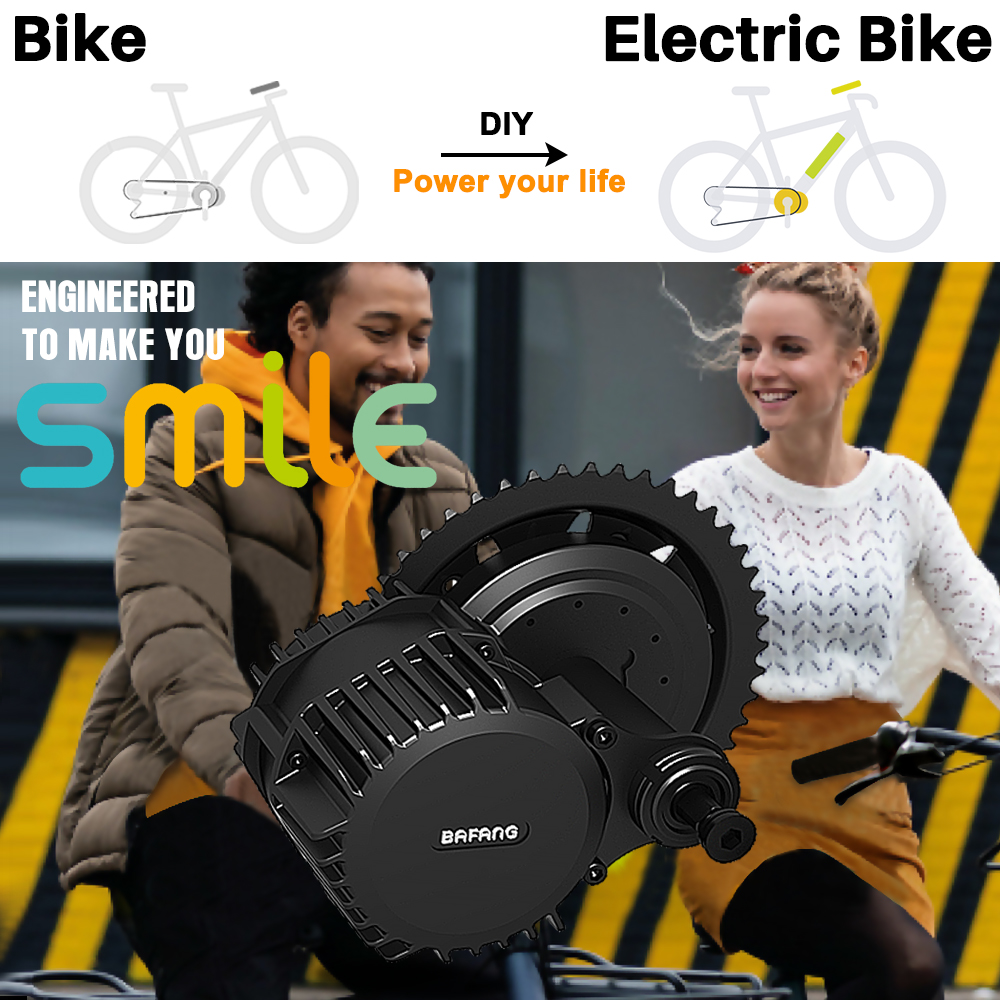 Kits de Conversão para Bicicle - Mid Drive Motor Kit 52V 1000W avaliação e preço