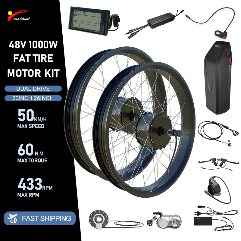 Kit de Conversão para Biciclet - Fat Tire Ebike Conversion Kit 2000W avaliação e preço