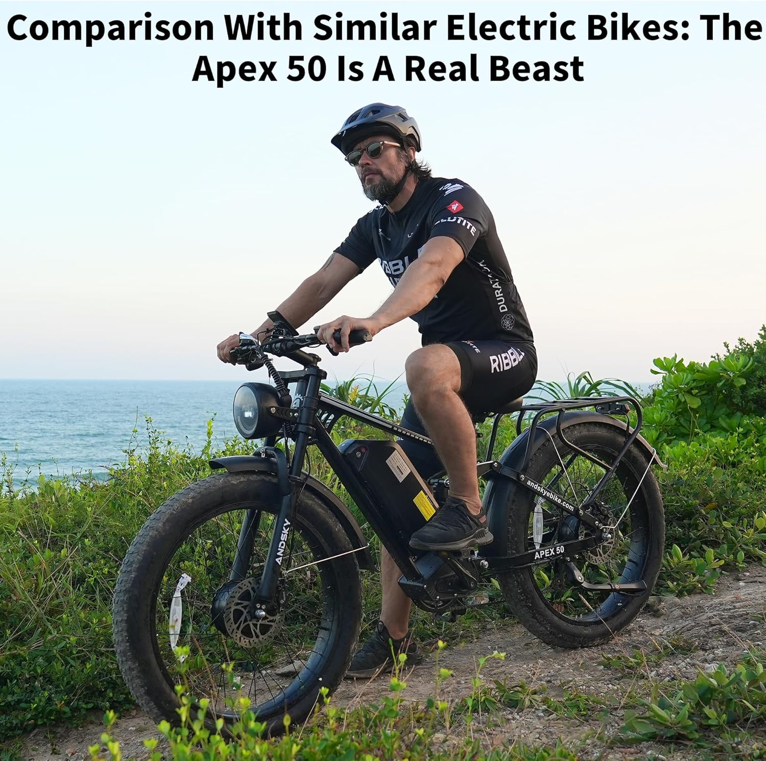 Bicicleta Elétrica ANDSKY Apex - Mid Drive Motor Kit 52V 1000W avaliação e preço