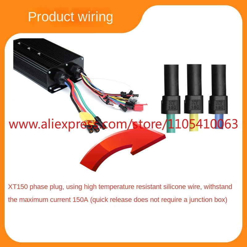 Controlador de veículo elétric - Sine Wave Controller 48V 72V 80A avaliação e preço